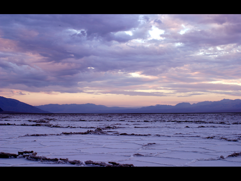 Sunrise at the Salt Flats